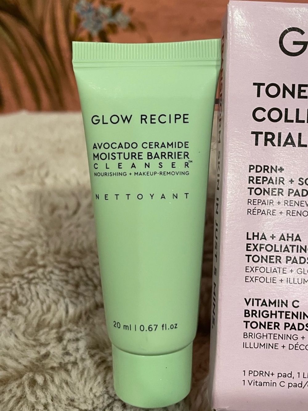 Glow Recipe Toner Pad Collection Trial Set + Serum & Moisture Cleanser - Picture 4 of 8